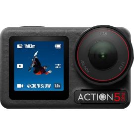 DJI Osmo Action 5 Pro 4K Action Camera Adventure Pack 2.5" OLED Touchscreen HDR and Low-Light Performance Digital Image Stabilization Black