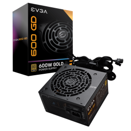 EVGA 600 GD, 80+ GOLD 600W, Power Supply