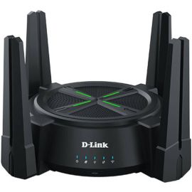 D-Link DIR-X6080Z Wi-Fi 6 Router Dual Band AX6000 with 8 Gigabit LAN Ports, 1 WAN Port, MU-MIMO and Advanced Security