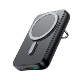Joyroom-W050 20W Magnetic Wireless Power Bank with Ring Holder 10000mAh-Black