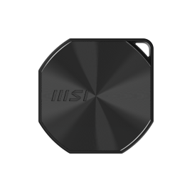 MSI Datamag 20Gbps Magnetic Portable SSD, 1 TB Capacity, USB 3.2 Gen 2x2 Interface, Sequential Read up to 1600 MB/s, Sequential Write up to 1500 MB/s, Lightweight Aluminum Alloy, Magnetic Attachment with Metal Rings