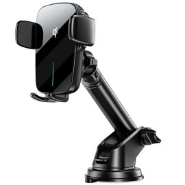  Acefast D1 Wireless Charger Automatic Clamping Car Holder- Black