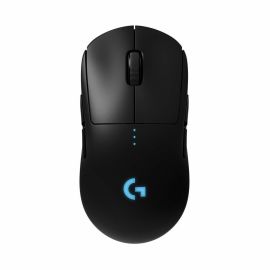 ماوس الألعاب اللاسلكي Logitech G Pro - مستشعر HERO 25K، وتقنية LIGHTSPEED اللاسلكية، وإضاءة RGB قابلة للتخصيص
