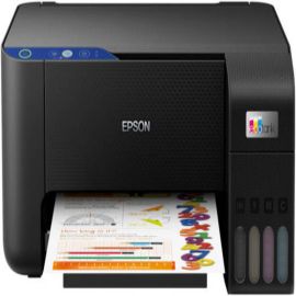EPSON EcoTank L3211 A4 Colour 3-in-1 Printer, 10 ppm Print Speed, 600x1200 DPI Scan Resolution, Up to 10x15cm Borderless Photo Printing