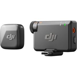 DJI Mic Mini (1 TX + 1 RX) Lavalier Microphone, Ultra-Light, Audio, Noise Cancelling, Automatic Adjustment, Wireless Microphone for Cameras/iPhone/Android, Vlog