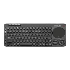 Promate Bluetooth Keyboard with Touchpad, All-In-One 2.4Ghz Wireless/Bluetooth v5.0 KeyPad-1 English