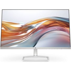 HP Monitor Series 5 24 inch 524SW FHD IPS Display 1920 x 1080 100Hz Refresh Rate 5ms Response Time 3-Sided Micro-Edge Bezel  White/Silver