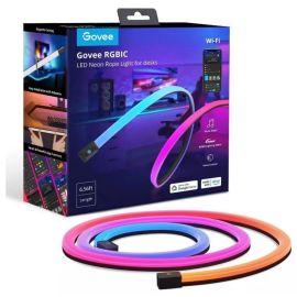 Govee Neon Gaming Table Light 2M H61C2CD1 – Smart RGBIC LED Desk Light Strip with App Control, Music Sync & Voice Assistant