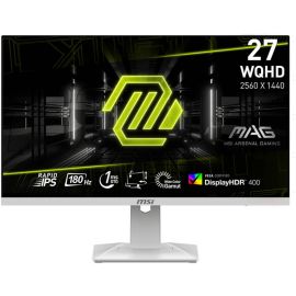 MSI MAG Gaming Monitor 27 inch 274QRFW WQHD Rapid IPS  2560 x 1440 180Hz Refresh Rate 1ms (GTG) Response Time AMD FreeSync Technology White 