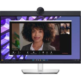 Dell Conferencing Monitor 23.8 inch P2424HEB Full HD 1920 × 1080  60Hz Refresh Rate 5ms Response Time Built-In 4mp RGB + IR 2K Camera  With IPS technology 99% sRGB Black Silver 