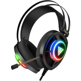 سماعة رأس للألعاب GAMDIAS HEBE M3 RGB 7.1، سلكية بمنفذ USB، مشغلات 50 مم، صوت محيطي افتراضي 7.1، إضاءة RGB - أسود