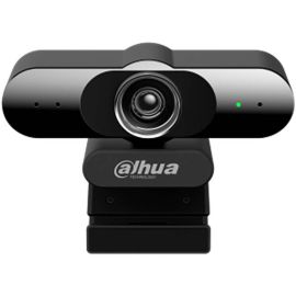 Dahua WebCam Full HD 1080P Unified Interface 86 Degree Ultra Wide Angle Built-in Microphone, Ultra-High SNR CMOS Image Sensor, Black 