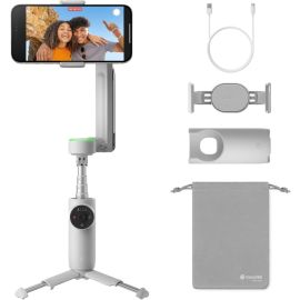 Insta360 Flow Pro - AI-Powered Gimbal Stabilizer for Smartphone Apple DockKit Enabled 360º Infinite Pan Tracking, 3-Axis Stabilization, Built-in Tripod Portable & Foldable AI Tracking