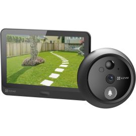 EZVIZ HP4 1080p Wirefree Door Viewer Camera with Built-in Doorbell and 4.3" Color Screen