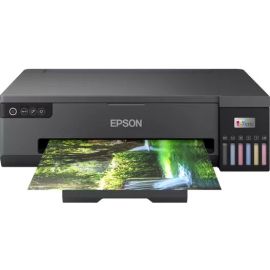 طابعة الصور EcoTank L18050 A3 من إبسون بحجم 6 ألوان بالحبر الصبغي 2600 صفحة بالأسود، 8 صفحات/دقيقة أحادية اللون