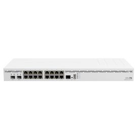 MikroTik Cloud Core Router 16× Gigabit + 2× 10G SFP+, 4 GB DDR4, Dual PSU CCR2004‑16G‑2S+