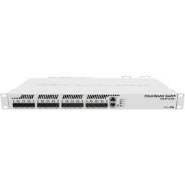 MikroTik 16× 10G SFP+ + 1G RJ45 Rackmount Cloud Router Switch, Dual‑PSU CRS317-1G-16S+RM