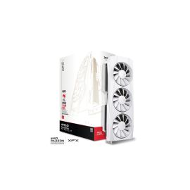 XFX Quicksilver AMD Radeon RX 9070 XT White Gaming Edition, 16GB GDDR6, RDNA 4, PCIe 5.0, Triple-Fan Cooling, 2970 MHz Boost Clock, 4096 Stream Processors