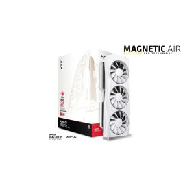 XFX Radeon RX 9070 XT Quicksilver White Magnetic Air Edition, 16GB GDDR6, RDNA 4 Architecture, PCIe 5.0, Triple-Fan Cooling, 2970 MHz Boost Clock