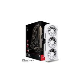 XFX Swift AMD Radeon RX 9070 XT White Triple Fan Gaming Edition, 16GB GDDR6, RDNA 4, PCIe 5.0, 2970 MHz Boost Clock, 20 Gbps Memory Speed, 3x DisplayPort 2.1, 1x HDMI 2.1, Triple-Slot Design