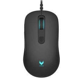 Rapoo VPro V16 Wired Gaming Mouse, Adjustable DPI, RGB Breathing Light, 6 Programmable Buttons, Ergonomic Design