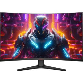 KOORUI Gaming Monitor Curved 32 inch 32E6QC QHD VA Display 2560 x 1440 170Hz Refresh Rate 1ms Response Time AdaptiveSync Technology, 1500R Curvature Black 