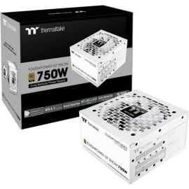 وحدة إمداد الطاقة Thermaltake Toughpower GF A3 بقوة 750 واط، حاصلة على شهادة 80 PLUS Gold، قابلة للتعديل بالكامل، متوافقة مع PCIe Gen 5.0، ATX 3.0، مروحة فائقة الهدوء بمحمل ديناميكي سائل 120 مم، لون ثلجي