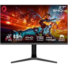GAMEON Titan Pro X Series Gaming Monitor 27 inch FHD IPS 1920 x 1080 540Hz Refresh Rate 0.5ms Response Time HDMI 2.1 & DP 1.4 Ports, Black