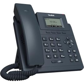 Yealink SIP-T30P - Classic Business, Single line entry level IP phone, 2.3" backlit graphical LCD, Unified Firmware, Black
