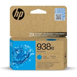 HP 938e EvoMore Cyan Original Ink Cartridge 4S6X9PE