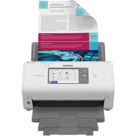 Brother ADS-4700W Wireless High-Speed Desktop Document Scanner | Duplex A4 Scanning | Large 10.9cm Intuitive Touchscreen