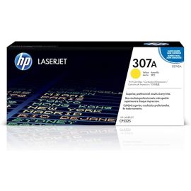 خرطوشة حبر ليزر أصلية HP 307A باللون الأصفر، رقم (CE742A)