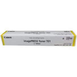 Canon T01 Yellow Original Toner Cartridge – Compatible with imagePRESS C60, C600, C600i, C65, C650, C700, C710, C750, C800, C810, C850, C910
