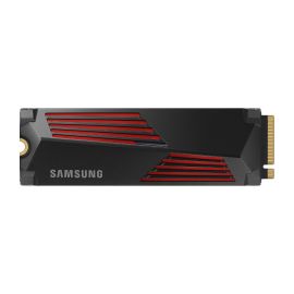 Samsung 990 PRO Internal Heatsink SSD 4 TB PCIe 4.0 NVMe M.2 – MZ‑V9P4T0CW | 7,450/6,900 MB/s, PS5-Compatible, AES‑256, 2,400 TBW