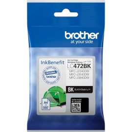 خرطوشة حبر أصلية من Brother LC472BK باللون الأسود – تطبع حتى 550 صفحة