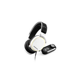 SteelSeries Arctis Pro + GameDAC White Gaming Headset With Noise Cancellation Microphone