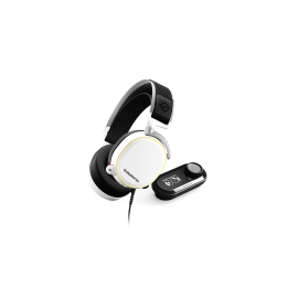 SteelSeries Arctis Pro + GameDAC White Gaming Headset With Noise Cancellation Microphone