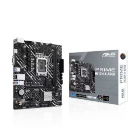Asus Prime H610M-K ARGB Intel H610 (LGA 1700) micro-ATX motherboard, DDR5, PCIe 4.0, M.2 slot, Realtek 1 Gb Ethernet, HDMI, VGA, USB 3.2 Gen 1, SATA 6 Gbps, Addressable Gen 2 headers, Aura Sync