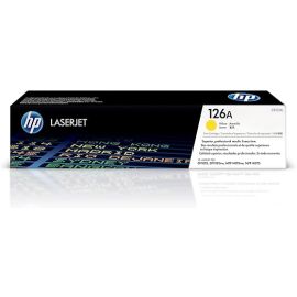 خرطوشة حبر ليزر أصفر أصلية HP 126A ‏(CE312A)