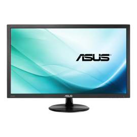 شاشة الألعاب ASUS VP228HE مقاس 21.5 بوصة بدقة Full HD وسرعة 1 مللي ثانية وسرعة 60 هرتز وHDMI وضوء أزرق منخفض وخالية من الوميض