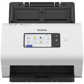 Brother ADS-4900W Wireless High-Speed Desktop Document Scanner, Duplex A4, 10.9cm Intuitive Touchscreen – White