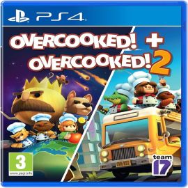 PS4 Overcooked 1 and Overcooked 2 double Pack Video Game PS4