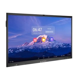 AZTECH AZ2586-U01 ideaflow PRO 86 inch 4K BYOM Smart Interactive Display, Android 13, 16GB RAM, 512GB Storage, 48MP Inbuilt AI camera, 400 NITS Brightness, 50 Points Touch,  Inbuilt WIFI 6,  20W x 2 + 20W x 1 Subwoofer, Screen share & Google Playstore