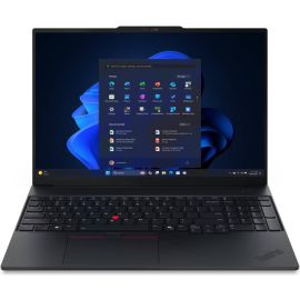 Lenovo ThinkPad E16 Gen 3 Laptop Intel Core Ultra 5 225U Processor 16GB RAM 512GB SSD Storage Intel Graphics 16 inch WUXGA IPS Display English Arabic Keyboard Black Operating System Windows 11 Pro 