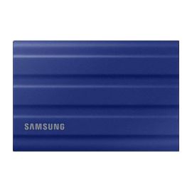 محرك أقراص SSD محمول Samsung T7 Shield بسعة 1 تيرابايت - USB 3.2 الجيل الثاني، NVMe، محرك أقراص خارجي متين IP65 (بيج) - MU‑PE1T0K/WW-أزرق