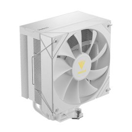 GAMDIAS BOREAS E2-410 White CPU Air Cooler – 4 Copper Heat Pipes, PWM 120mm Fan, 72.94 CFM, LGA1700 / AM5 Support