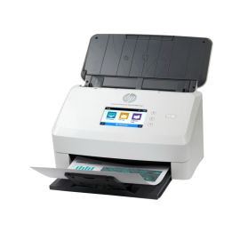 HP ScanJet Enterprise Flow N7000 snw1 Scanner, 75 ppm/150 IPM One-Pass Duplex Scanning, 80-Page ADF, 4.3" Color Touchscreen, Sheetfed, Wi-Fi/USB/Ethernet, White | 6FW10A