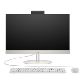  كمبيوتر الكل في واحد HP ProOne 240 G10 بمعالج Intel Core i5-1334U وذاكرة RAM بسعة 8 جيجابايت، تخزين SSD بسعة 512 جيجابايت، رسومات Intel Iris Xᵉ، شاشة FHD مقاس 23.8 بوصة، اللون الأبيض، نظام التشغيل (ويندوز 11 معدل)