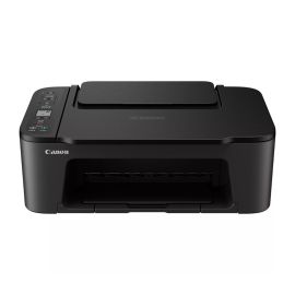طابعة Canon PIXMA TS3440 نافثة للحبر، لاسلكية، سرعة الطباعة بالأبيض والأسود 7.7 صفحة في الدقيقة، شاشة LCD مقاس 3.8 سم بالأبيض والأسود، موديل TS3440