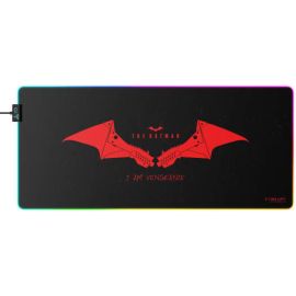 Cybeart Batman Aurora Mouse Pad Premium LED RGB Lighting Cloth Spill Proof Surface Exclusive Micro-woven Never Fray Edges with Reinforced Stitching Esports Grade Never-Slip Base XXL 